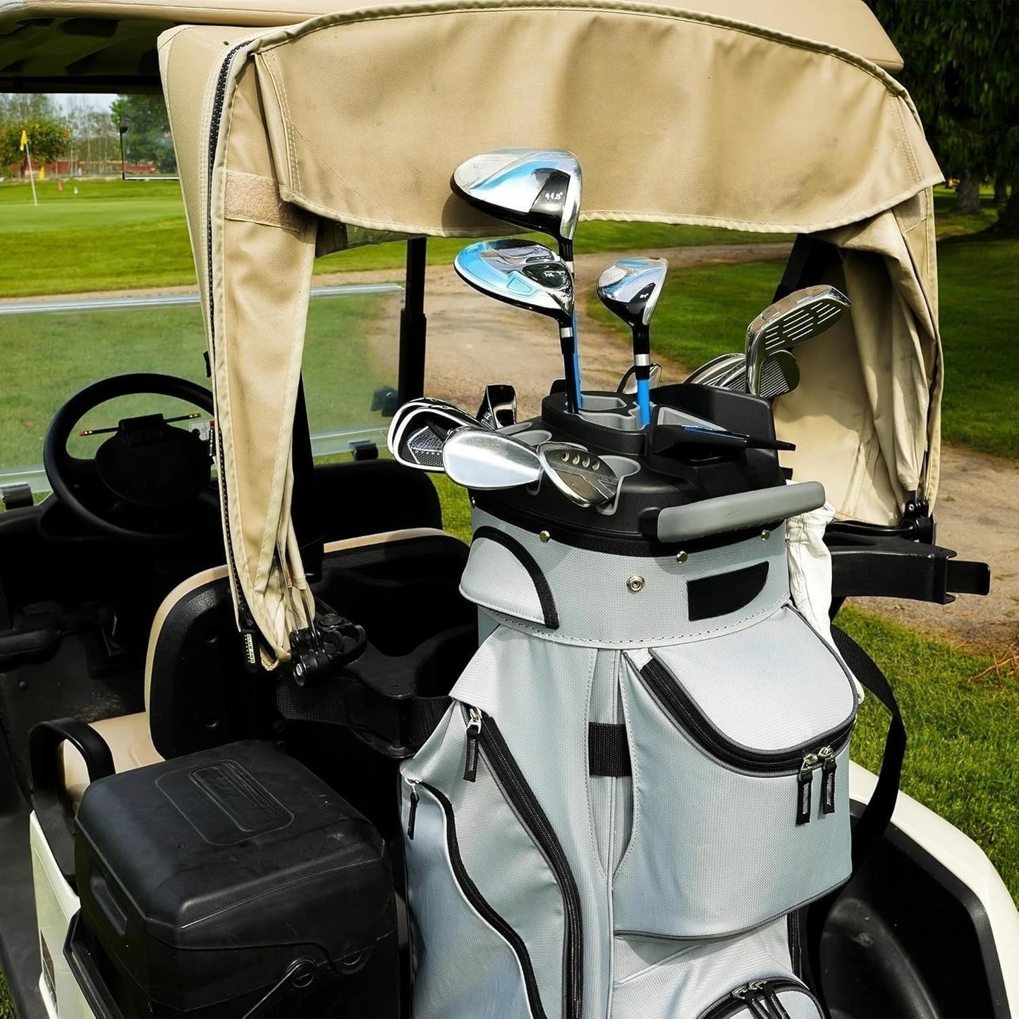 Golf Cart Bag - Quiet-Lock 14 Way Club Divider
