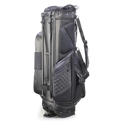 Lightweight 14 Dividers Leather Golf Stand Bag
