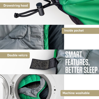 XXL Sleeping Bag for Big and Tall Campers