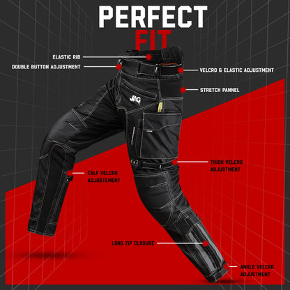 JAG Maverick Motorcycle Protective Pant - Black