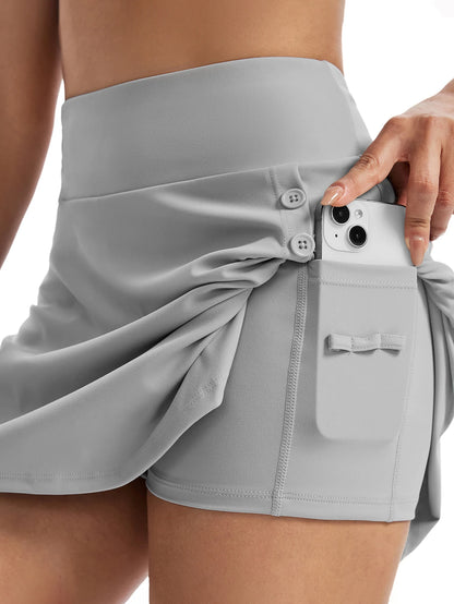 Women's High-Waisted Tennis Skirt Exercise Golf