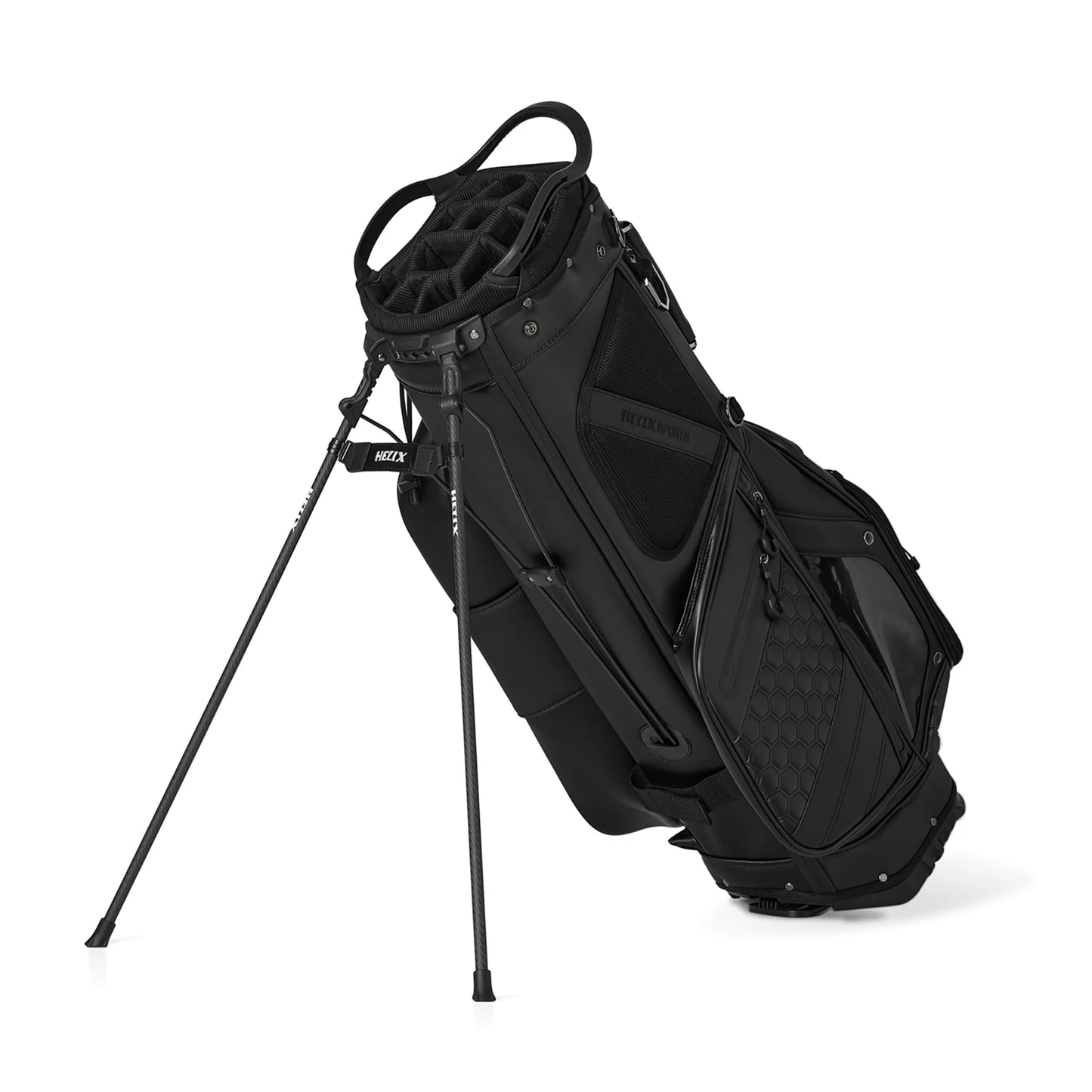 Lightweight 14 Dividers Leather Golf Stand Bag
