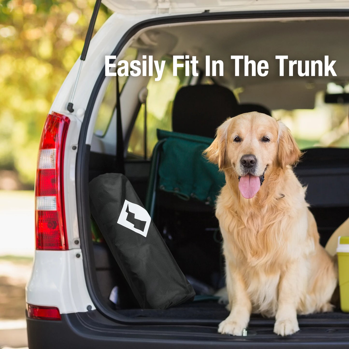 VILLEY Portable Camping Side Table, with Carry Bag