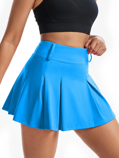 Women's Tennis and Golf Two-In-One Pleated Skirt