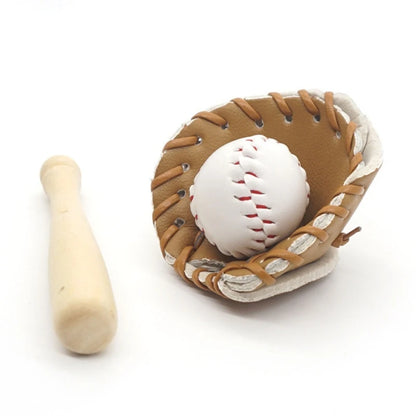 Gentle Newborn Props Mini Baseball Bat, Glove