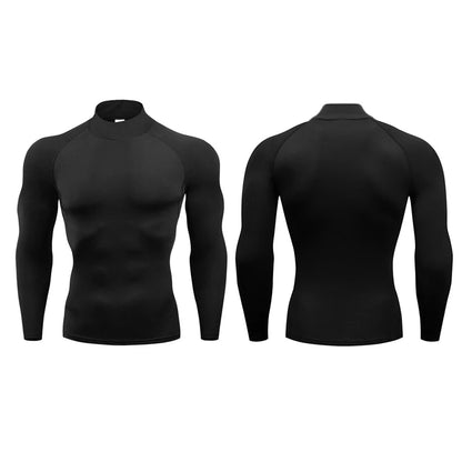 Men Compression Long Sleeve Shirts Quick Dry