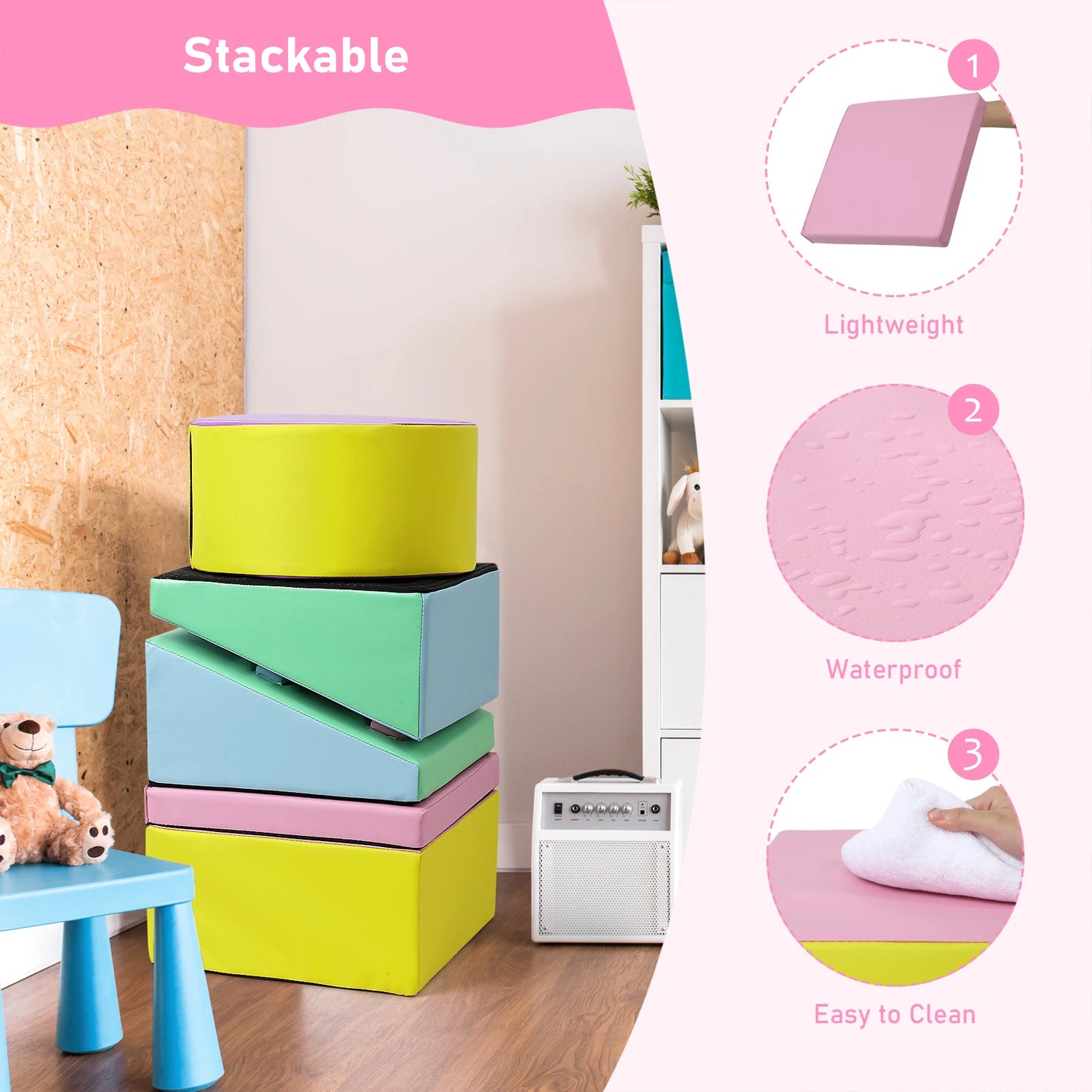 Foam Climbing Blocks for Toddlers and Preschoolers