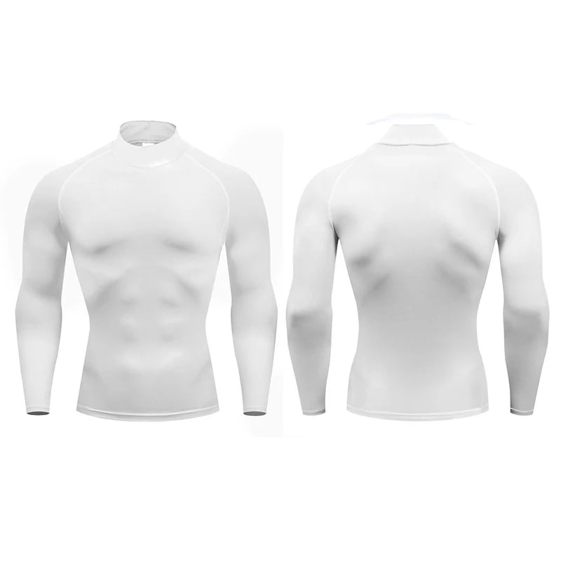 Men Compression Long Sleeve Shirts Quick Dry