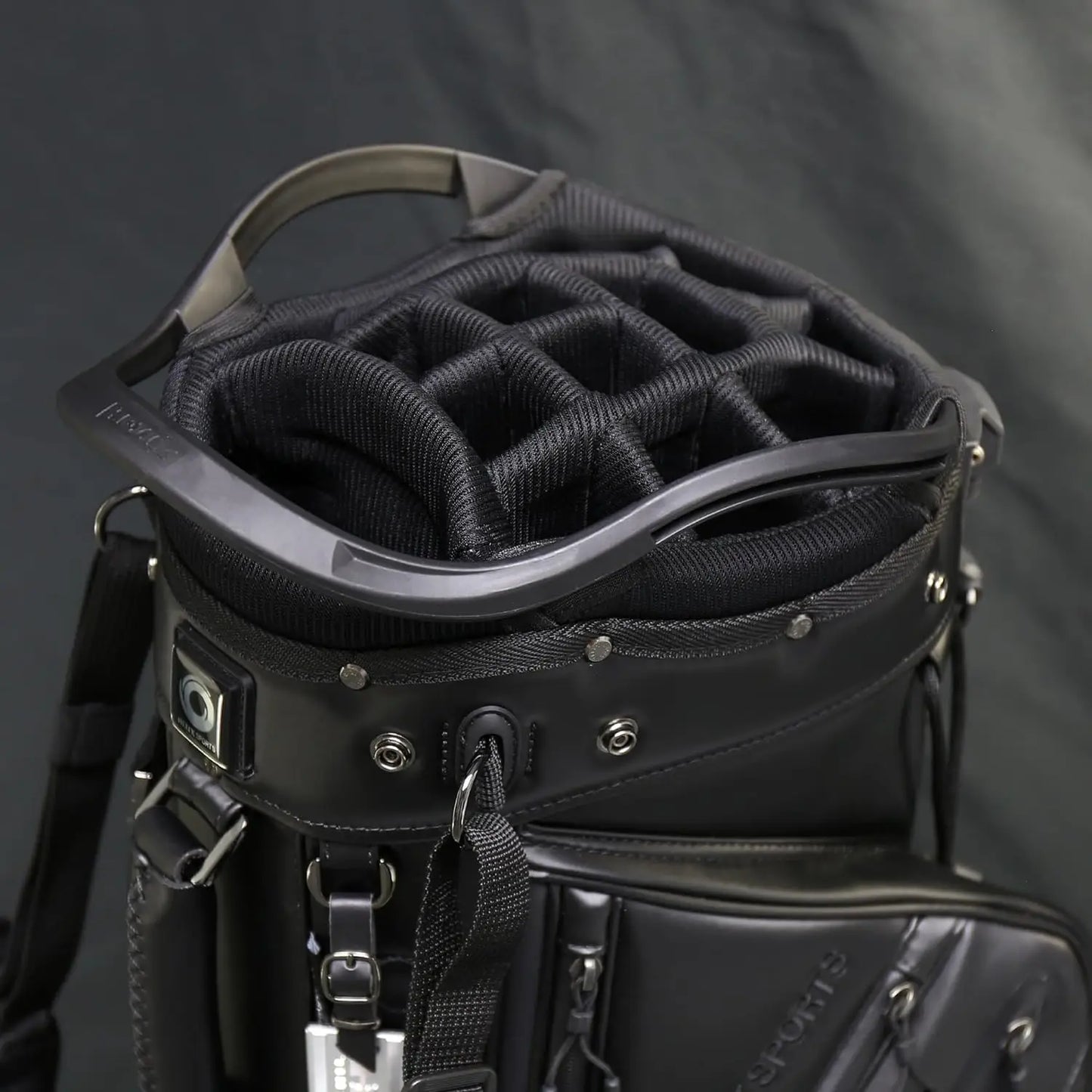 Lightweight 14 Dividers Leather Golf Stand Bag