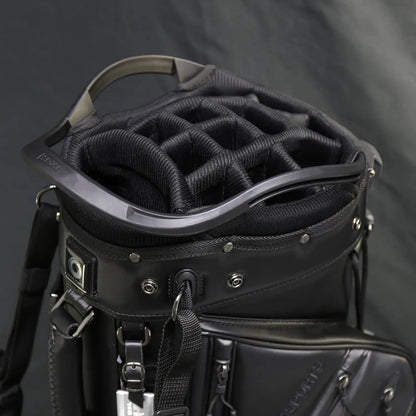 Lightweight 14 Dividers Leather Golf Stand Bag