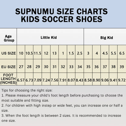 Kids Soccer Cleats Athletic Outdoor FG Football Boots Boys Girls Training Sneakers AG Youth Soccer Shoes for Little/Big Kids