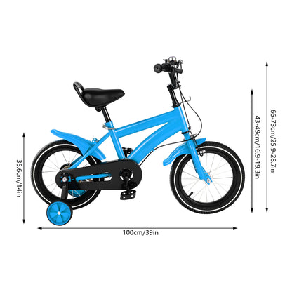 14Inch Children's Bicycle with Detachable Wheel