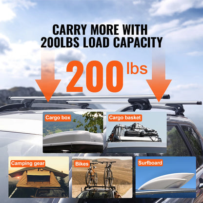 Adjustable Aliuminum  Baggage Luggage Carrier for SUVs, Sedans