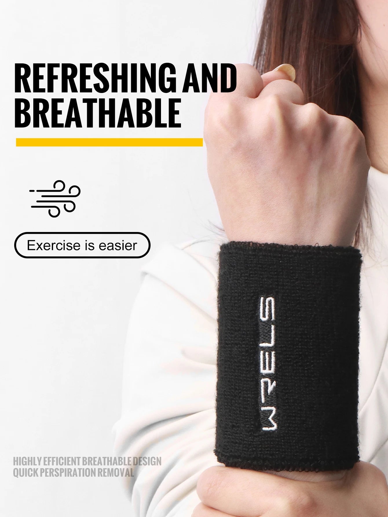 Terry Cloth Moisture Wicking Sweatbands
