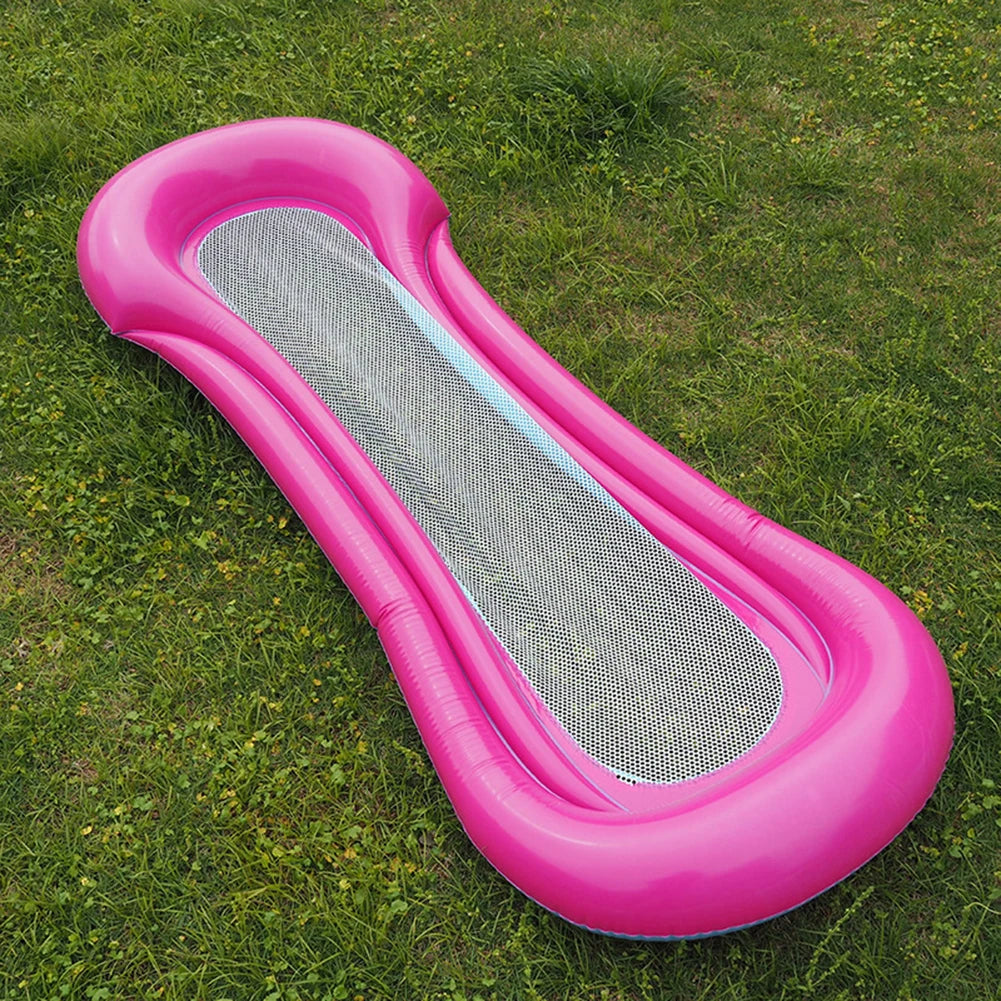 Water Hammock Recliner Inflatable Floating Swimming Mattress