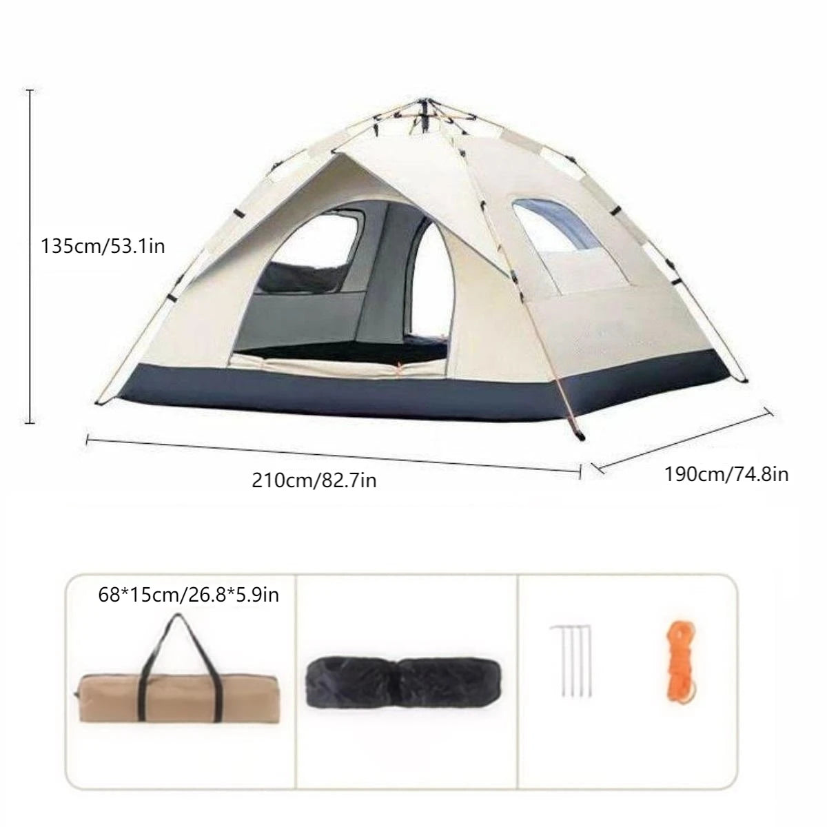 Outdoor shelter Sunshade Self-driving Travel Camping